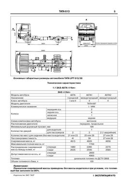 Книга TATA 613 / I-VAN A07A / BAZ-A079 Etalon - ремонт, обслуговування, електросхеми (російською мовою), від видавництва ЗАТ ЗАЗ - 5 із 14