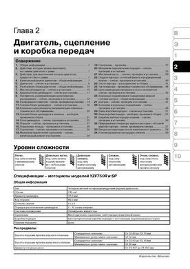 Электронная книга Yamaha YZF 750R / YZF 750SP / YZF 1000R Thunderace 1993-2000 г. - ремонт, обслуживание, электросхемы в формате PDF