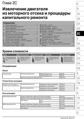 Електронна книга Toyota Corolla 9 (E120, E130) з 2001 по 2006 рік - ремонт, технічне обслуговування, електричні схеми (російською мовою) в форматі PDF