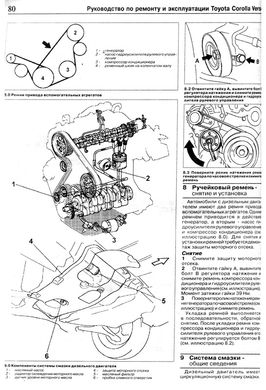 Книга Toyota Corolla Verso з 2002 до 2004 - ремонт , експлуатація (російською мовою), від видавництва Чижовка (Гуси-лебеди) - 3 із 3