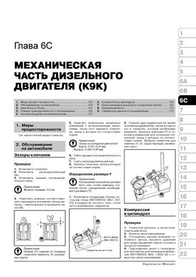 Книга Nissan Juke (F15) з 2010 по 2019 рік - ремонт, технічне обслуговування, електричні схеми (російською мовою), від видавництва Моноліт - 6 із 23