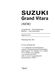 Книга Suzuki Grand Vitara 2 с 2008 по 2012 года выпуска, оборудованные бензиновыми двигателями - ремонт, эксплуатация (Арус)