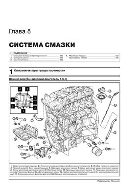Книга Renault Kaptur 2 (JB/JE) з 2020 року - ремонт, технічне обслуговування, електричні схеми (російською мовою), від видавництва Моноліт - 7 із 23