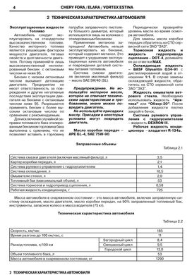 Книга Chery А5 / Chery Elara з 2006 по 2010 - ремонт, обслуговування, електросхеми (російською мовою), від видавництва ЗАТ ЗАЗ - 4 із 15