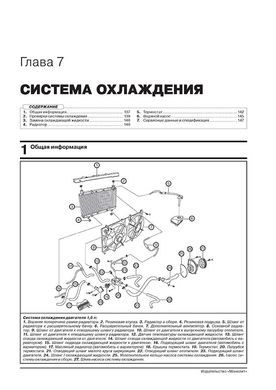 Книга Chery Tiggo 3 з 2014 по 2020 рр. - Ремонт, технічне обслуговування, електричні схеми (російською мовою), від видавництва Моноліт - 6 із 23