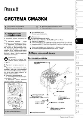 Книга Toyota Camry 7 (XV50) з 2011 по 2017 рік - ремонт, технічне обслуговування, електричні схеми (російською мовою), від видавництва Моноліт - 6 із 20