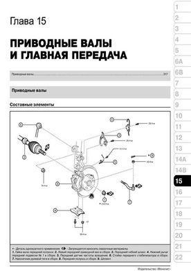 Книга Toyota Corolla 11 (E160, E170, E180) з 2013 по 2018 рік - ремонт, технічне обслуговування, електричні схеми. (російською мовою), від видавництва Моноліт - 15 із 23