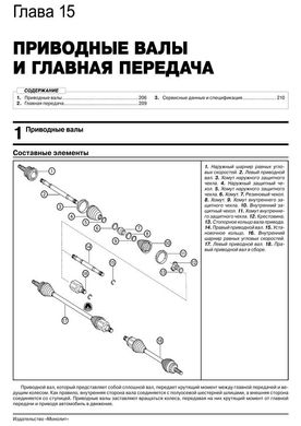 Книга CHERY TIGGO 2 з 2012 року - Ремонт, Технічне обслуговування, електричні схеми (російською мовою), від видавництва Моноліт - 14 із 22