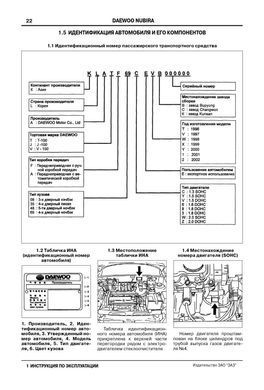 Електронна книга Daewoo Nubira з 1997 по 2002 - ремонт, обслуговування, електросхеми (російською мовою) в форматі PDF