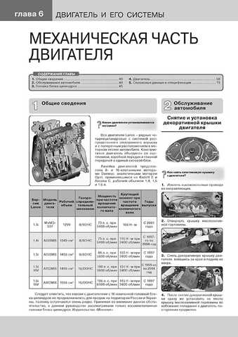 Chevrolet Lanos / Daewoo Lanos бензин Книга по ремонту и эксплуатации