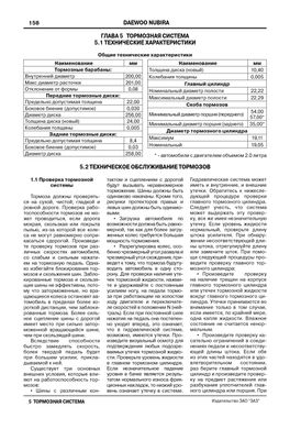 Книга Daewoo Nubira з 1997 по 2002 - ремонт, обслуговування, електросхеми (російською мовою), від видавництва ЗАТ ЗАЗ - 11 із 15